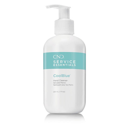 CND COOLBLUE WATERLESS HAND CLEANSER 7 OZ/207 ML - Purple Beauty Supplies