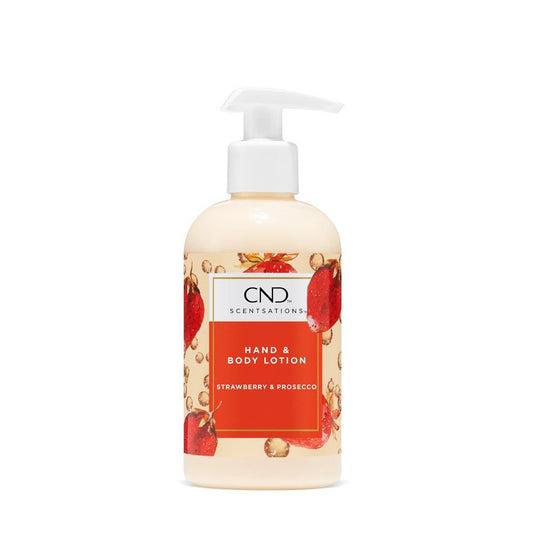 CND SCENTSATIONS LOTION STRAWBERRY & PROSECCO 8.3 OZ - Purple Beauty Supplies