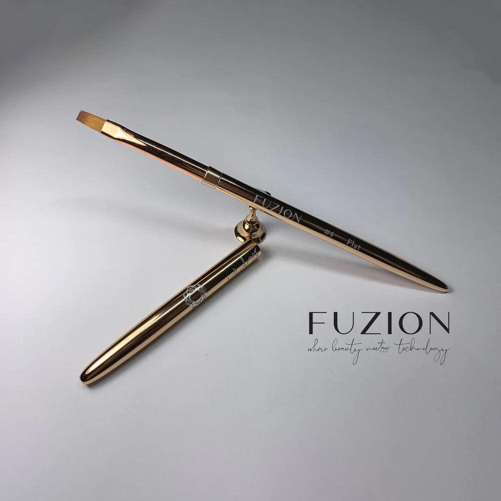 FUZION FLAT BRUSH #4 - Purple Beauty Supplies