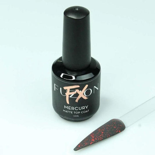 FUZION FX MATTE TOP COAT MERCURY VU/LED 15 ML - Purple Beauty Supplies