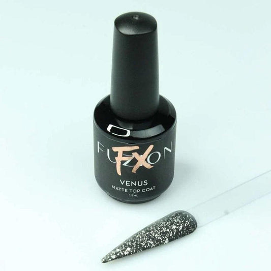 FUZION FX MATTE TOP COAT VENUS VU/LED 15 ML - Purple Beauty Supplies