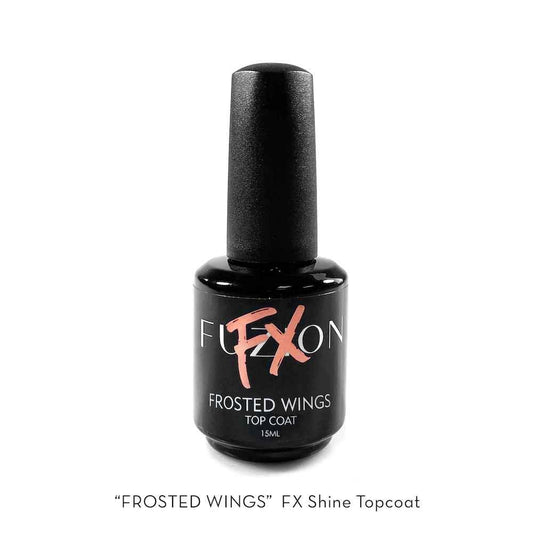 FUZION FX METALLIC PEARL TOP COAT FROSTED WINGS UV/LED 15 ML - Purple Beauty Supplies