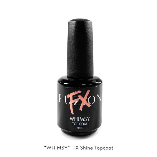 FUZION FX METALLIC PEARL TOP COAT WHIMSY UV/LED 15 ML - Purple Beauty Supplies