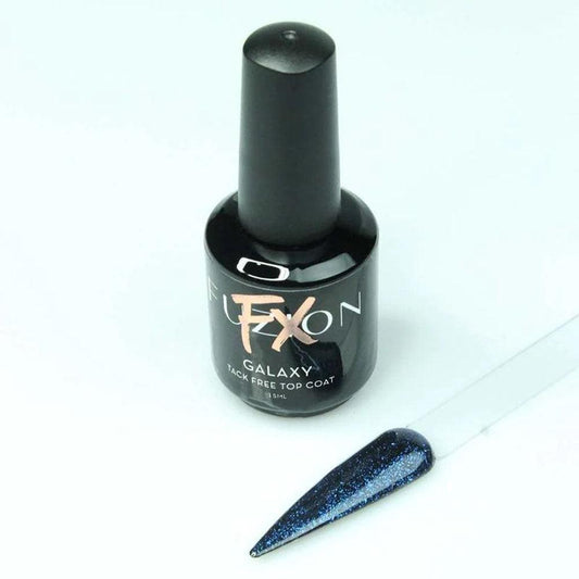 FUZION FX SHIMMER TOP COAT GALAXY VU/LED 15 ML - Purple Beauty Supplies