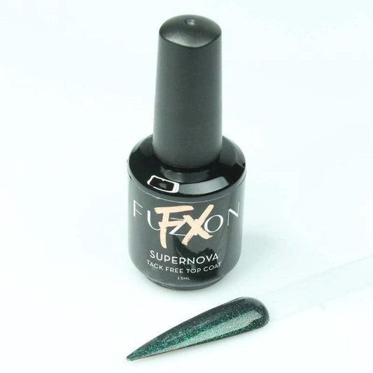 FUZION FX SHIMMER TOP COAT SUPERNOVA VU/LED 15 ML - Purple Beauty Supplies