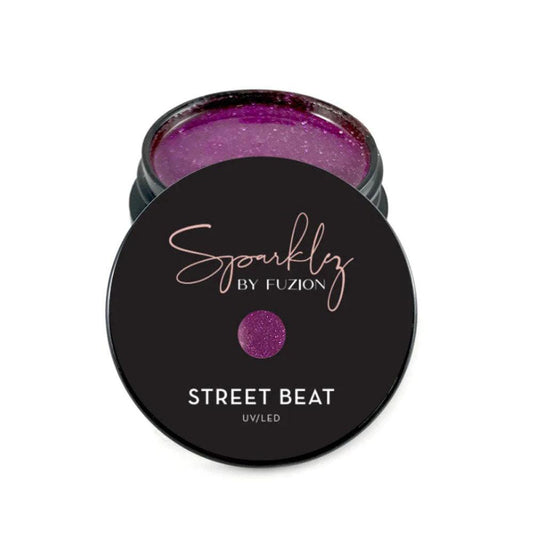 FUZION SPARKLEZ STREET BEAT UV/LED GEL 15 G - Purple Beauty Supplies