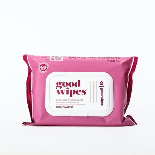 GOOD WIPES FLUSHABLE WIPES 60 CT | ROSE WATER - Purple Beauty Supplies