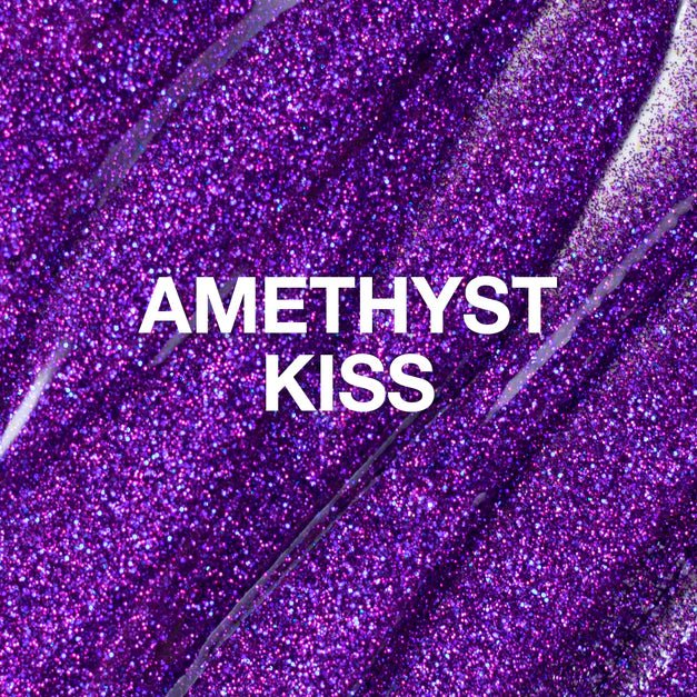 LIGHT ELEGANCE GLITTER GEL AMETHYST KISS 10 ML - Purple Beauty Supplies