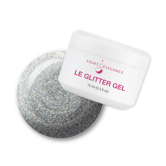 LIGHT ELEGANCE GLITTER GEL DISCO 10 ML - Purple Beauty Supplies