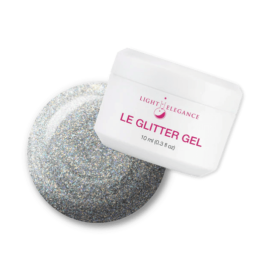 LIGHT ELEGANCE GLITTER GEL DISCO 10 ML - Purple Beauty Supplies