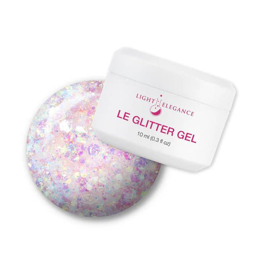 LIGHT ELEGANCE GLITTER GEL FAIRY GOOD! 10 ML - Purple Beauty Supplies