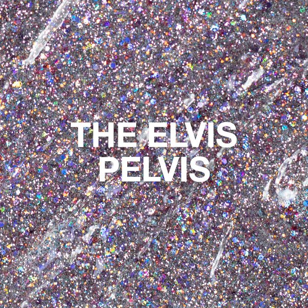 LIGHT ELEGANCE GLITTER GEL THE ELVIS PELVIS 10 ML - Purple Beauty Supplies