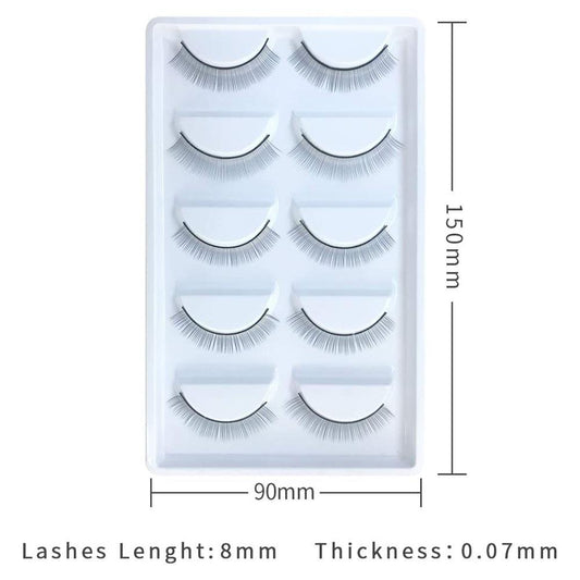 LILY ANNE EXTENSION TRAINING LASH TRAY 5 PAIR - Purple Beauty Supplies