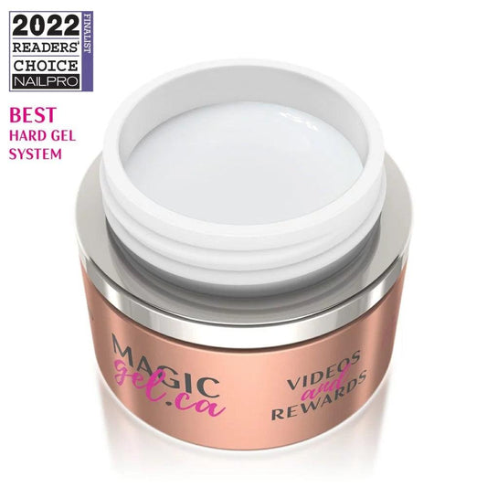MAGIC GEL ACRYGEL SWISS WHITE 60 ML - Purple Beauty Supplies