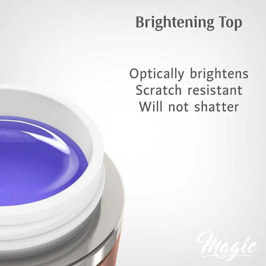 MAGIC GEL BRIGHTENING TOP 15 ML - Purple Beauty Supplies