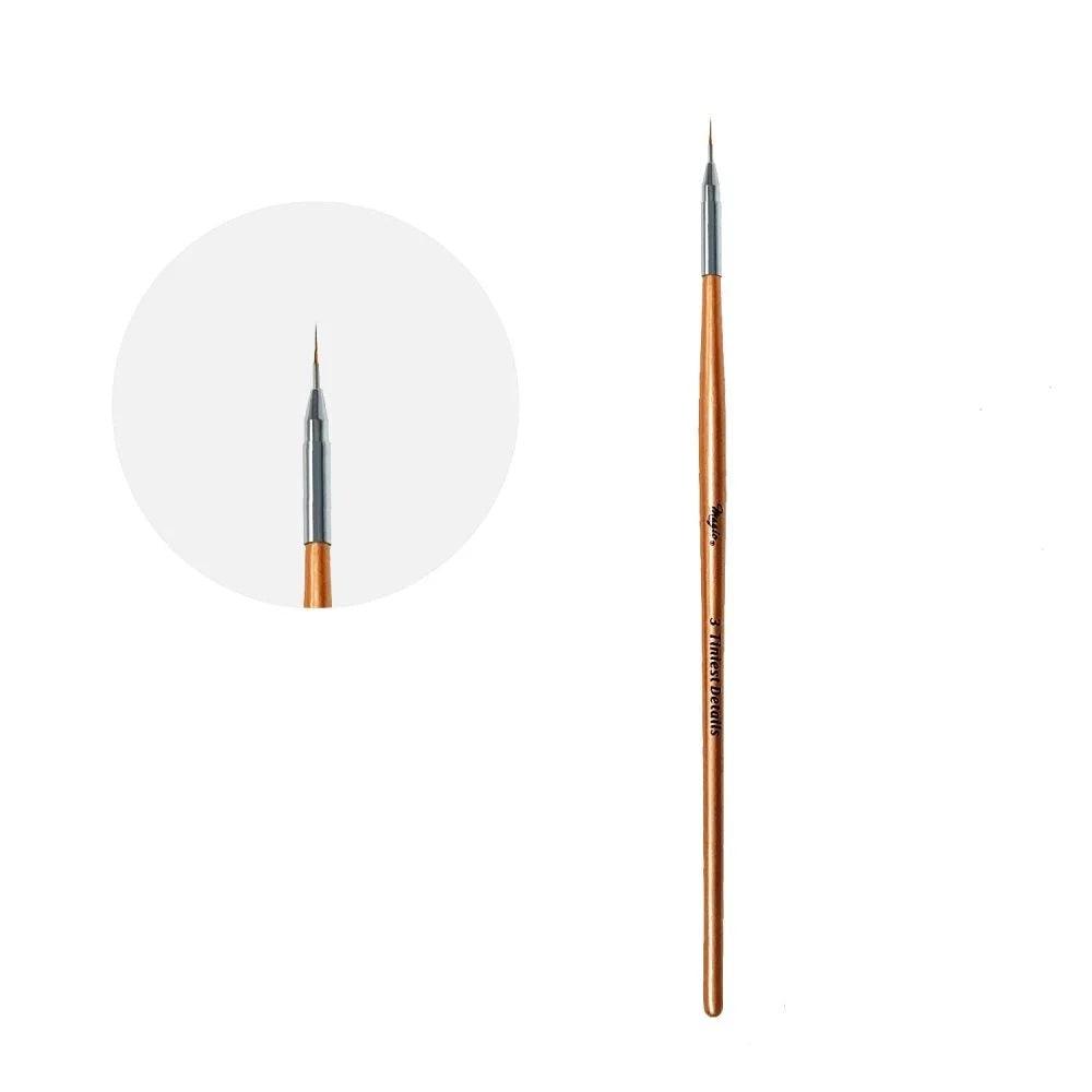 MAGIC GEL BRUSH - #3 TINIEST DETAILS - Purple Beauty Supplies