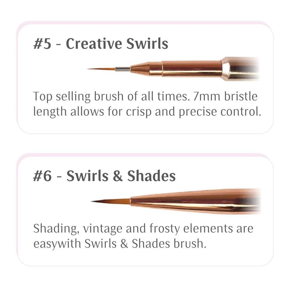 MAGIC GEL MASTER ARTIST BRUSH SET - Purple Beauty Supplies