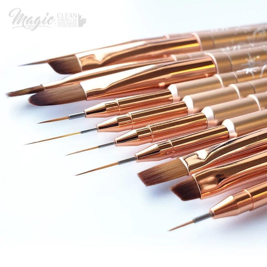 MAGIC GEL MASTER ARTIST BRUSH SET - Purple Beauty Supplies