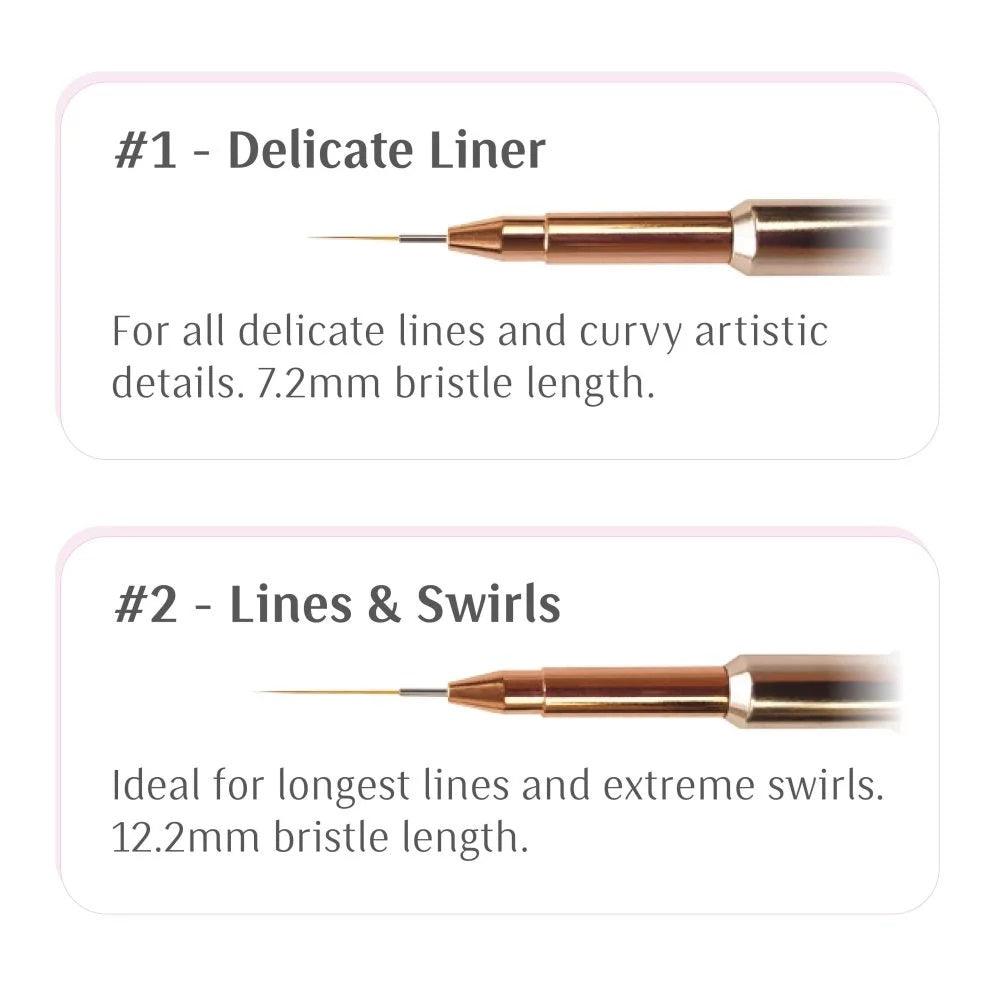 MAGIC GEL MASTER ARTIST BRUSH SET - Purple Beauty Supplies