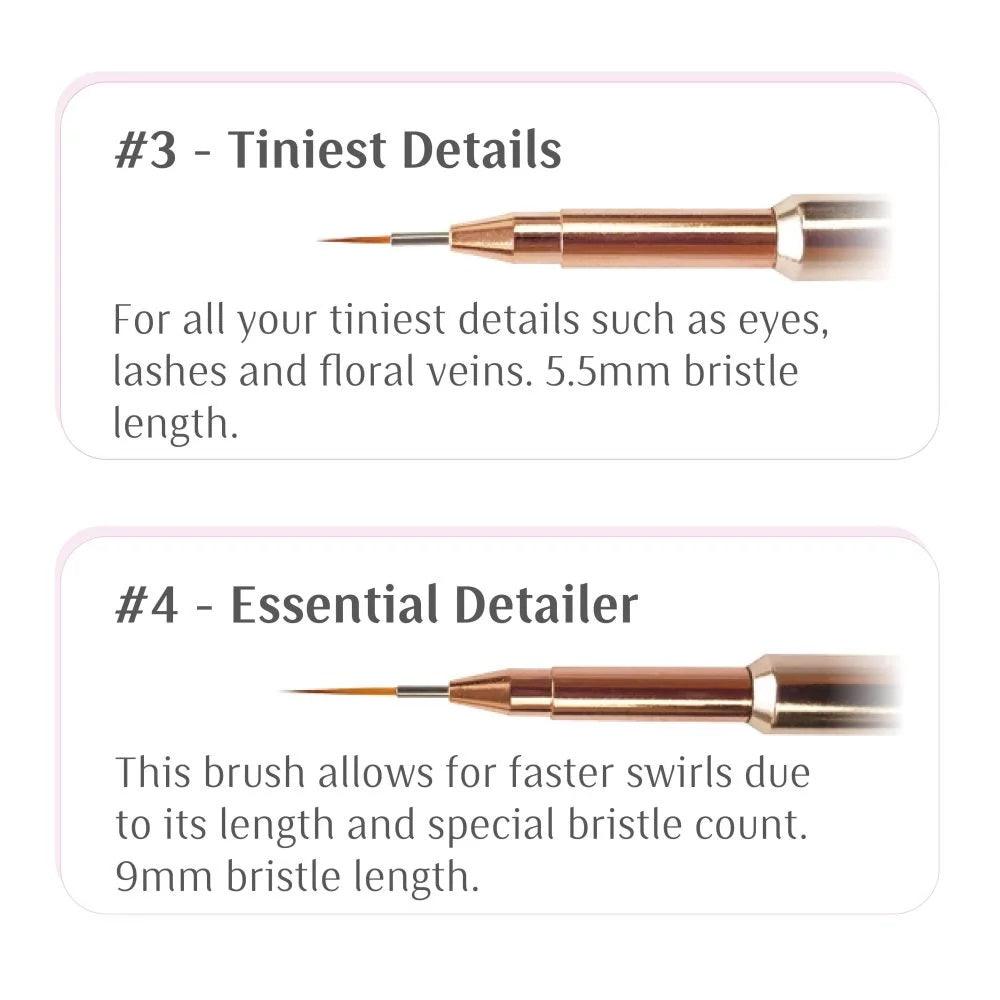 MAGIC GEL MASTER ARTIST BRUSH SET - Purple Beauty Supplies