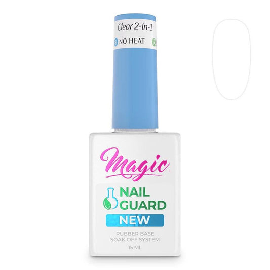 MAGIC GEL NAILGUARD - CLEAR 2-IN-1 - Purple Beauty Supplies