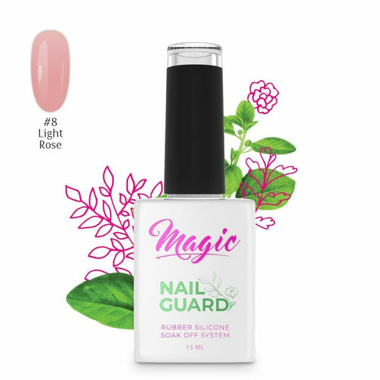 MAGIC GEL NAILGUARD LIGHT ROSE #8 - Purple Beauty Supplies