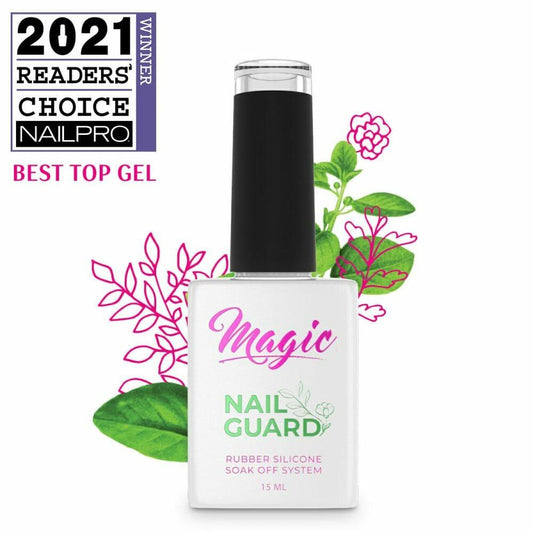 MAGIC GEL NAILGUARD TACKLESS HYPER SHINE TOP 15 ML - Purple Beauty Supplies