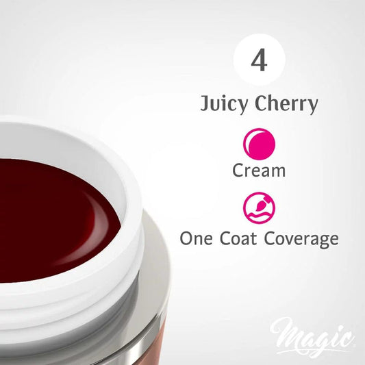 MAGIC GEL PAINT JUICY CHERRY #4 - Purple Beauty Supplies