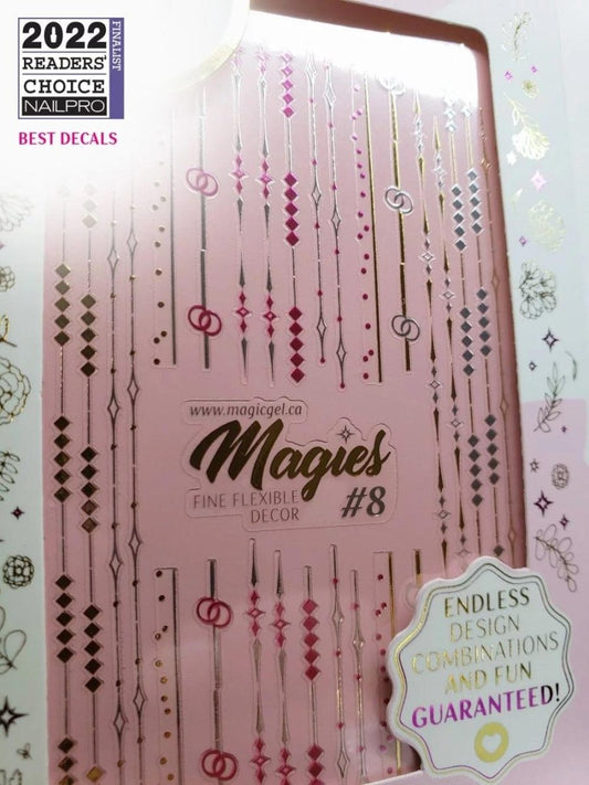MAGIC MAGIES FLEXIBLE DECOR #8 - Purple Beauty Supplies