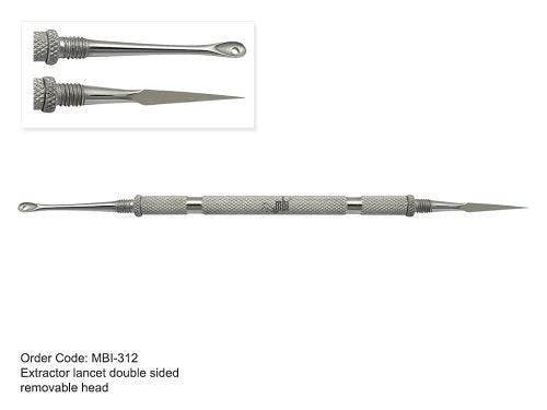 MBI BLACK HEAD EXTRACTOR/LANCET - Purple Beauty Supplies