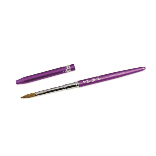 NSI # 8 GRAND KOLINSKY BRUSH W/ LID- NEW LOOK!! - Purple Beauty Supplies