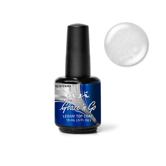 NSI GLAZE N' GO LED SHIMMER / GLISTENING SEALANT .5 OZ/15 ML - Purple Beauty Supplies