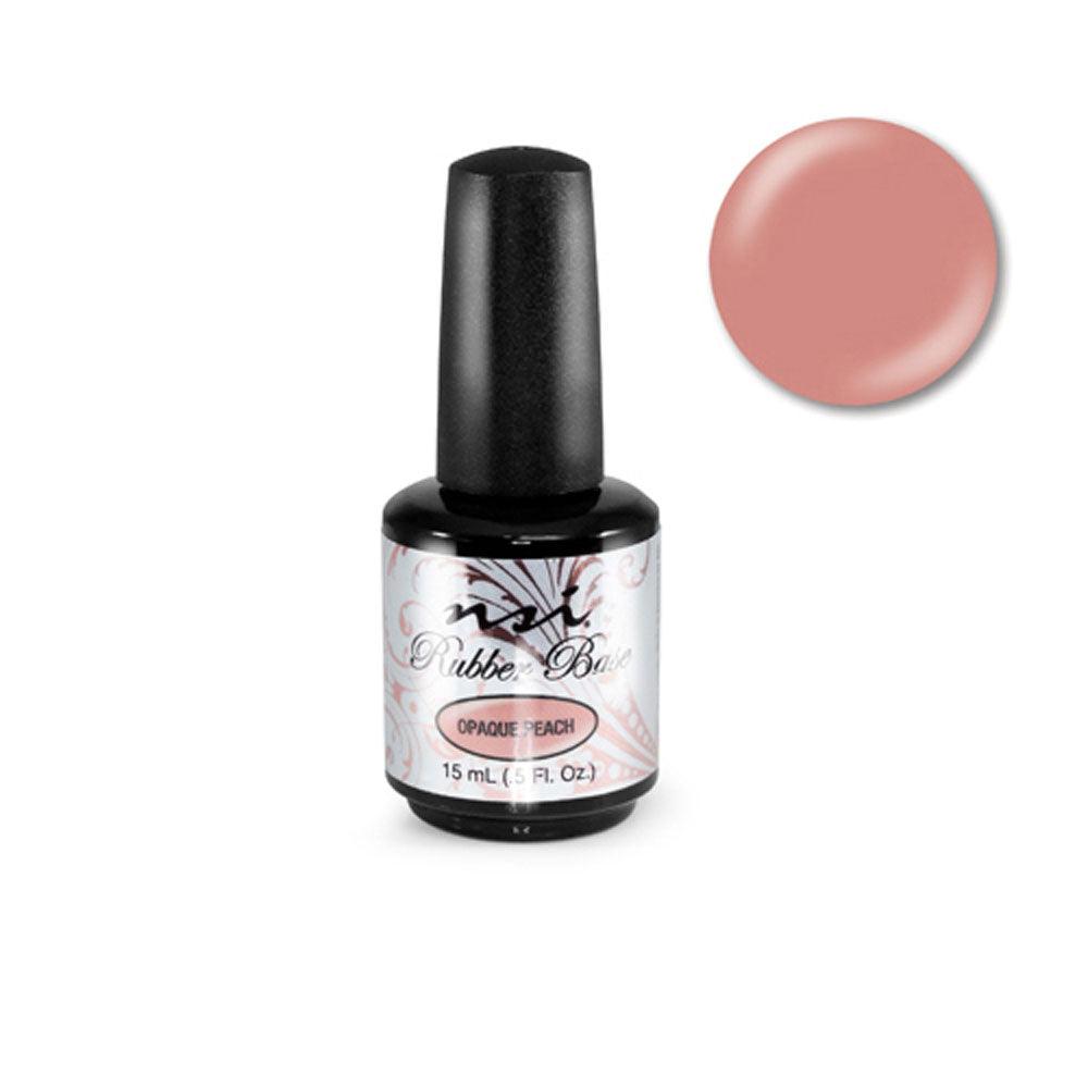 NSI REMOVEABLE RUBBER BASE OPAQUE PEACH .5 OZ/15 ML - Purple Beauty Supplies