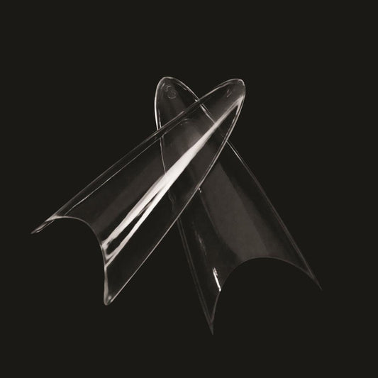 NSI TECH TIP ALMOND CLEAR TIP 50 CT REFILL #7 - Purple Beauty Supplies