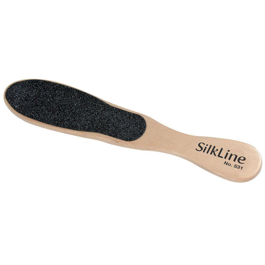 SILKLINE FOOT FILE WOOD 2 SIDED - Purple Beauty Supplies