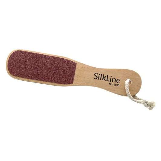 SILKLINE FOOT FILE WOOD 2 SIDED WET/DRY - Purple Beauty Supplies