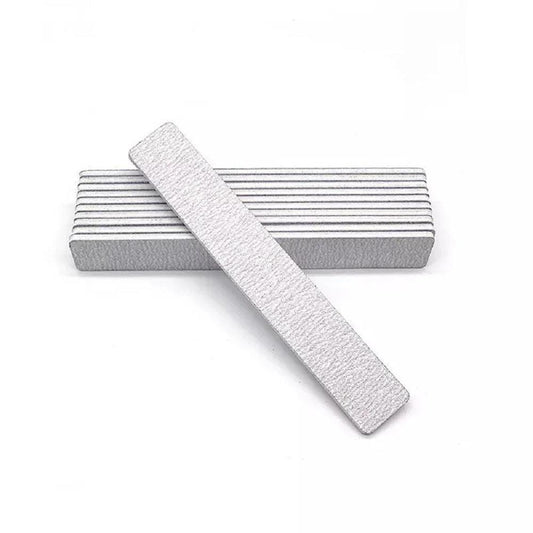 ZEBRA SQUARE FILE 100/180 WHITE CENTER - Purple Beauty Supplies